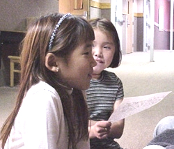 Students at June Nelson Elementary School