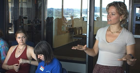 Karen Chandler at CTC VISTA Pre-Service Orientation