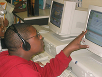 E Learning Students at Brooklyn Covenant Ministries