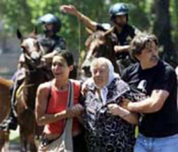Police Chasing Women